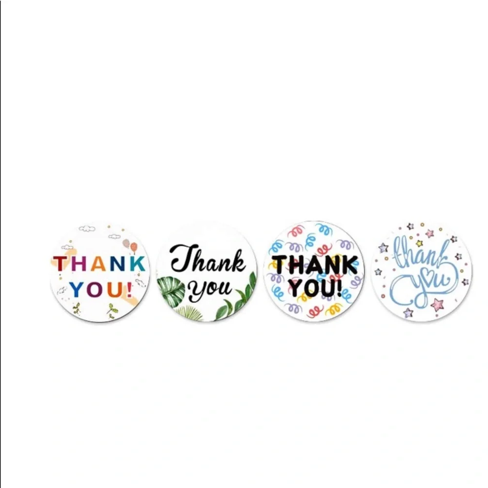 200ct~Thank you Stickers W/Bonus Bags 🌟🆕🌟 (2 Rolls For $20)